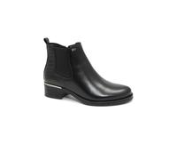 Valleverde 47530 nero scarpe donna stivaletto zip elastico pelle 38