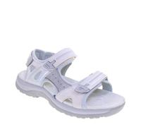 Valleverde 54100 Sandali Sportivi Donna Scamosciato Silver Suola Gomma