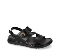 Valleverde 54821 Sandali Sportivi Uomo Pelle Sintetica Nero Suola Gomma