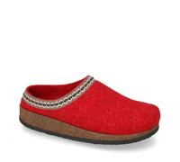 Valleverde 55143 Pantofole Casa Camera Donna Lana Cotta Rosso Tacco Zeppa 2Cm Suola Gomma