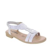 Valleverde 55403 Sandali Sportivi Donna Pelle Sintetica Ghiaccio Tacco Grosso 2Cm Suola Gomma