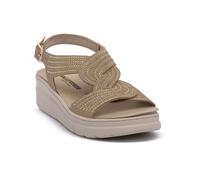 Valleverde Sandali Donna 55602 in Pelle Beige EU 37