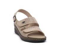 Valleverde Sandali Donna 55602 in Pelle Beige EU 40