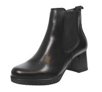 Valleverde Chelsea Boots In Pelle Nero - Donna Scarpe Stivaletti Classici