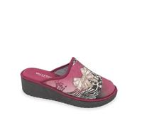 Valleverde Ciabatta Donna 58250 in Camoscio Rosso EU 40