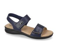 Valleverde Ciabatta Donna in Pelle Blu con Due Strappi 25333-BLU 36 EU