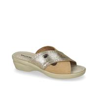 Valleverde Ciabatta Doppio Velcro Oro Platino