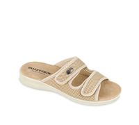 Valleverde Ciabatta in Tela Beige con Due Strappi 25330-BEIGE 40 EU