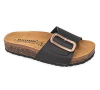 Valleverde Ciabatte da Donna con Plantare Anatomico Softsystem VH31836 (Nero, numeric_38)