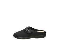 Valleverde Ciabatte da Donna con Plantare Estraibile e Tomaia Elasticizzata adatta per Alluce Valgo, 25102 (Nero, Sistema Taglie Calzature EU, Adulto, Numero, Media, 42)