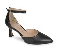 Valleverde Decoltè Donna 19102 in Pelle Nero Modello Casual. Una Calzatura Comoda Adatta per Tutte Le Occasioni. Primavera Estate. EU 39