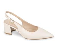Valleverde Decoltè Donna 19161-2026 in Pelle Crema Scarpe Casual Comode, Leggere e Flessibili, Ideali per Primavera Estate. EU 38