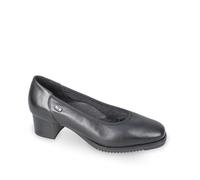 Valleverde Decoltè Donna 36378 in Pelle Nero Modello Casual. Una Calzatura Comoda Adatta per Tutte Le Occasioni. Autunno Inverno. EU 39