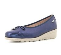 Valleverde Donna Mocassino con Zeppa VS10330 Blu Taglia 37 Blu