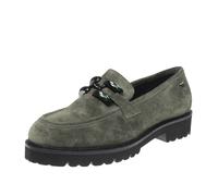 Valleverde Mocassin Carrarmato In Suede Verde - Donna Scarpe Mocassini