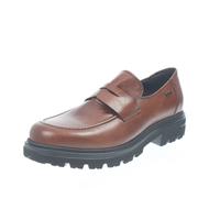 Valleverde Mocassini Carrarmato In Pelle Marrone - Donna Scarpe Mocassini