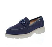 Valleverde Mocassini Carrarmato In Suede Blu - Donna Scarpe Mocassini