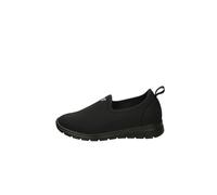 Valleverde Mocassini Donna 25350 in Elastico Nero Modello Casual. Una Calzatura Comoda Adatta per Tutte Le Occasioni. Primavera Estate. EU 35