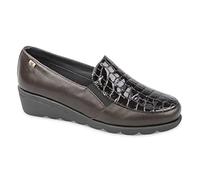 Valleverde Mocassini Donna VS10301 in Pelle Moro Modello Casual. Una Calzatura Comoda Adatta per Tutte Le Occasioni. Autunno-Inverno 2022. EU 40