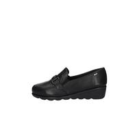 Valleverde Mocassini Donna VS10307 in Pelle Nero Modello Casual. Una Calzatura Comoda Adatta per Tutte Le Occasioni. Autunno Inverno. EU 38