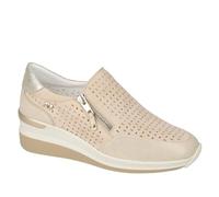 Valleverde Mocassini Donna VVCA152W in Pelle Avorio Scarpe Casual Comode, Leggere e Flessibili, Ideali per Primavera Estate. EU 39