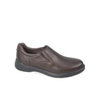 Valleverde Mocassini Uomo 36822 in Pelle Marrone Modello Casual. Una Calzatura Comoda Adatta per Tutte Le Occasioni. Autunno Inverno. EU 42