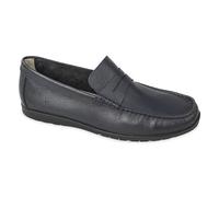 Valleverde Mocassini Uomo 36940 in Pelle Blu Modello Casual. Una Calzatura Comoda Adatta per Tutte Le Occasioni. Primavera Estate. EU 43