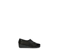 VALLEVERDE Mocassino comfort donna nero in pelle 38
