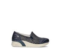 VALLEVERDE Mocassino donna blu in pelle 38