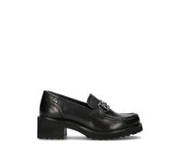 VALLEVERDE Mocassino donna nero in pelle 35