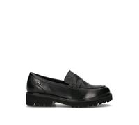 VALLEVERDE Mocassino donna nero in pelle 41