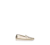 VALLEVERDE Mocassino donna platino in pelle 38
