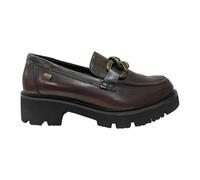 Valleverde Mocassino Marrone in Pelle con Catena da Donna - 36