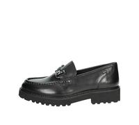 Valleverde Mocassino Nero in Pelle con Morsetto da Donna - 37