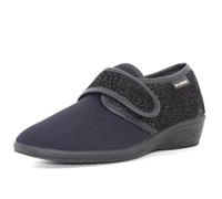 Valleverde Pantofola Chiusa Plantare e strappo COMODA E Calda (Silver, 40)