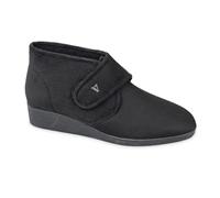 Valleverde Pantofola da Donna Invernale con Tomaia Elasticizzata, 23220 (Nero, numeric_38)