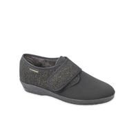 Valleverde Pantofola Donna Invernali con Tessuto Elasticizzato Adatto per Alluce Valgo, 26219 (Gold, numeric_35)