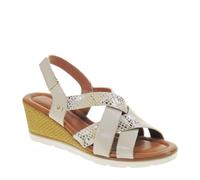 Valleverde Sandali Donna 16254 in Pelle taupe Modello Casual. Una Calzatura Comoda Adatta per Tutte Le Occasioni. Primavera-Estate… (numeric_37)