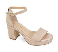 Valleverde Sandali Donna 32511 in Camoscio Sand modello casual. Una calzatura comoda adatta per tutte le Occasioni. Primavera-Estate 2023. EU 38