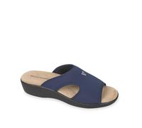Valleverde Sandali Donna 37500 in Elastico Blu modello casual. Una calzatura comoda adatta per tutte le Occasioni. Primavera Estate. EU 40