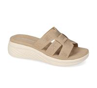 Valleverde Sandali Donna 54250 in Pelle Navy o Beige Scarpe Casual Comode, Leggere e Flessibili, Ideali per Primavera Estate