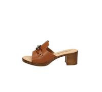 Valleverde Sandali Donna 55453 in Pelle Brandy Scarpe Casual Comode, Leggere e Flessibili, Ideali per Primavera Estate. EU 37