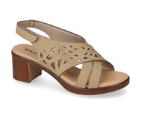 Valleverde Sandali Donna 55454 in Pelle Beige o Avorio Scarpe Casual Comode, Leggere e Flessibili, Ideali per Primavera Estate