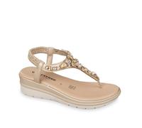 Valleverde Sandali Donna 55562 in Pelle Platino EU 37