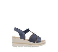Valleverde Sandali Donna 55581 in Pelle Blu EU 38