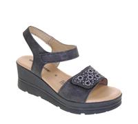 Valleverde Sandali Donna 55582 in Pelle Nero EU 38