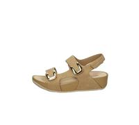 Valleverde Sandali Donna V601UF in Pelle Beige Scarpe Casual Comode, Leggere e Flessibili, Ideali per Primavera Estate. EU 39