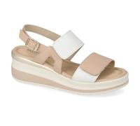 Valleverde Sandali Donna VGI301M in Pelle Beige Scarpe Casual Comode, Leggere e Flessibili, Ideali per Primavera Estate. EU 36