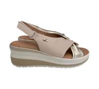 Valleverde Sandali Donna VGI320W in Pelle Sand o Perla Scarpe Casual Comode, Leggere e Flessibili, Ideali per Primavera Estate
