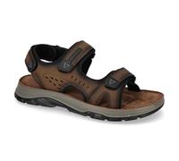 Valleverde Sandali Uomo 54831 in Pelle Brown Scarpe Casual Comode, Leggere e Flessibili, Ideali per Primavera Estate. EU 42